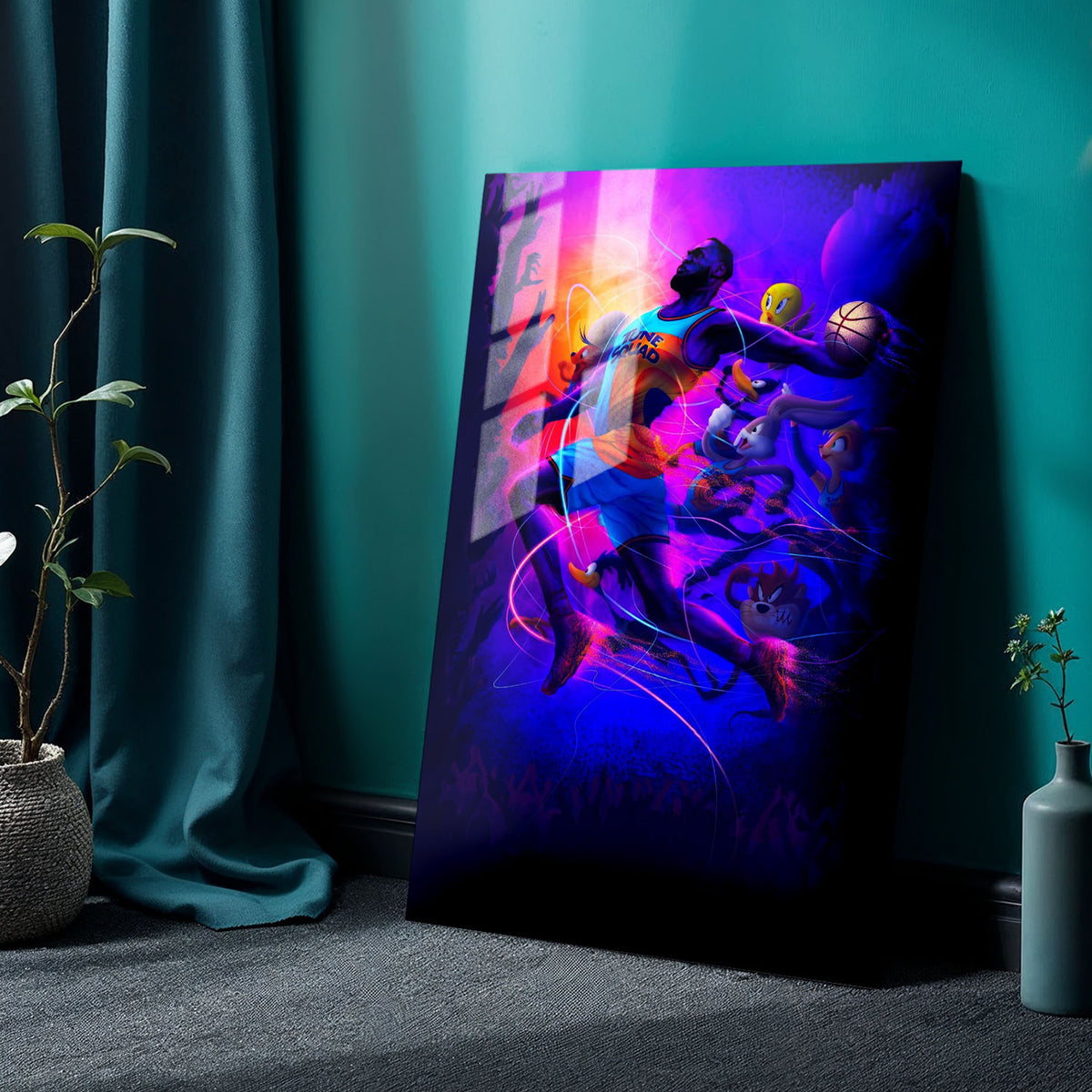 Flex Designs Metal Poster Space Jam A New Legacy 24 x 36" Home Goods - Movie 2021 Movie Metal Poster