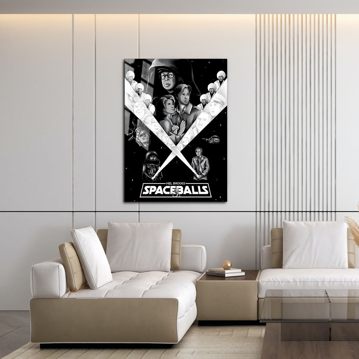 Flex Designs Metal Poster Spaceballs 16 x 24" Home Goods - Movie 1987 Movie Metal Poster