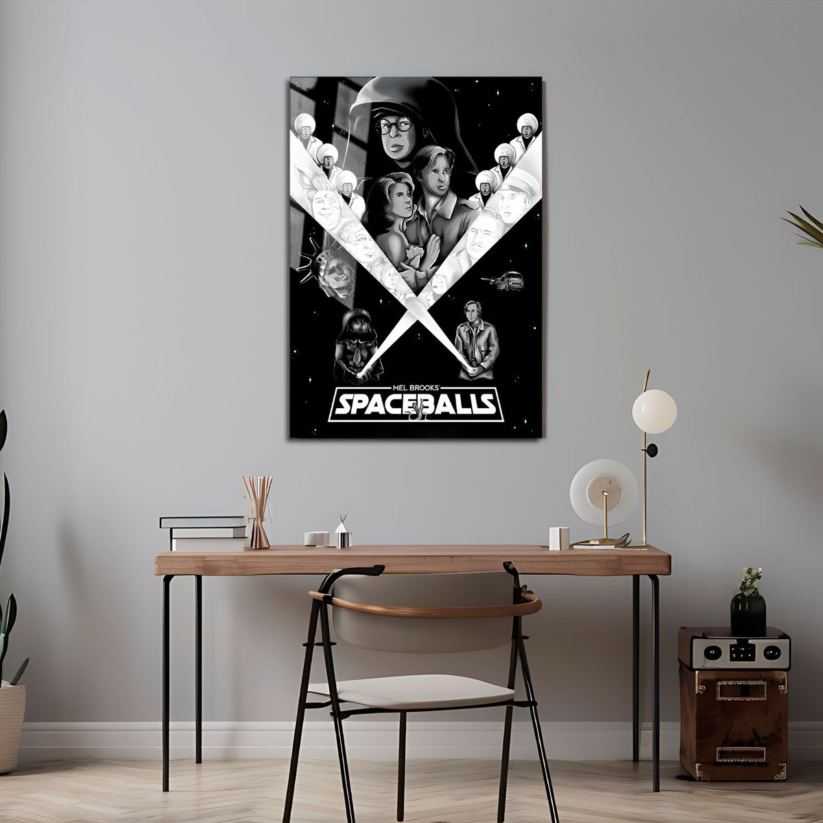 Flex Designs Metal Poster Spaceballs 5 x 7" Home Goods - Movie 1987 Movie Metal Poster