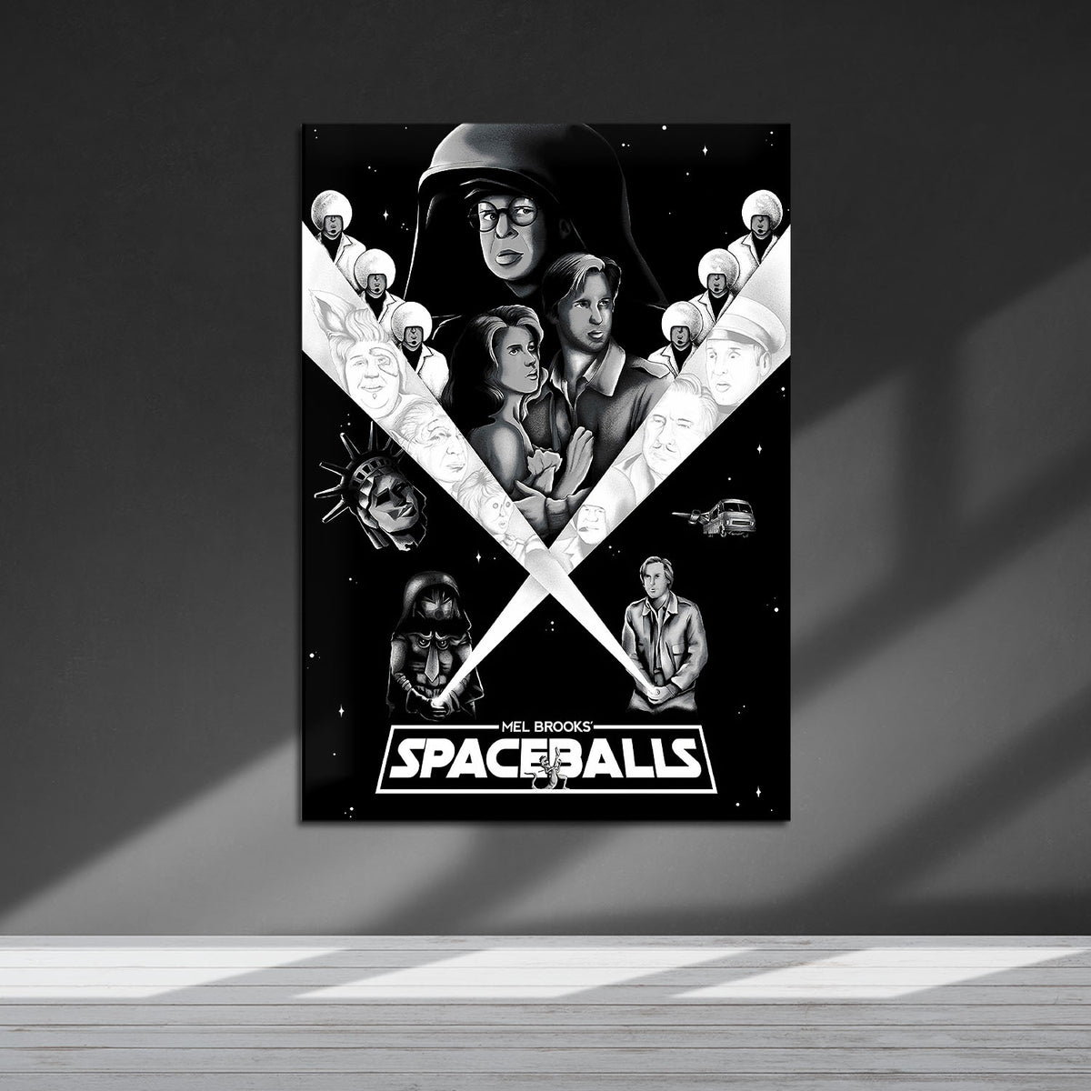 Flex Designs Metal Poster Spaceballs 5 x 7" Home Goods - Movie 1987 Movie Metal Poster