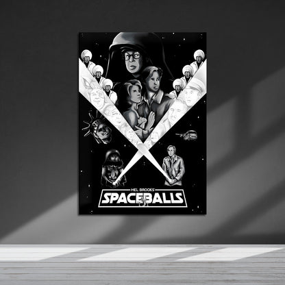 Flex Designs Metal Poster Spaceballs 5 x 7" Home Goods - Movie 1987 Movie Metal Poster