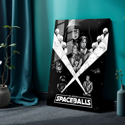 Flex Designs Metal Poster Spaceballs 24 x 36" Home Goods - Movie 1987 Movie Metal Poster