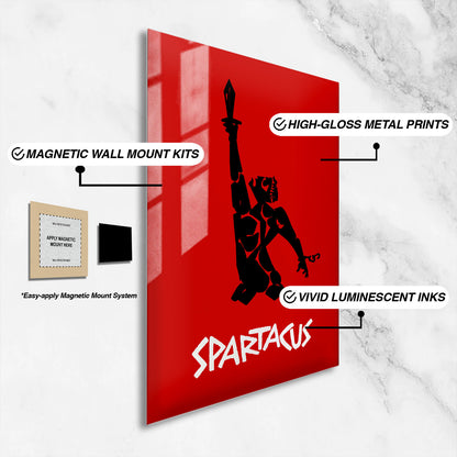 Flex Designs Metal Poster Spartacus 16 x 24" Home Goods - Movie 1960 Movie Metal Poster