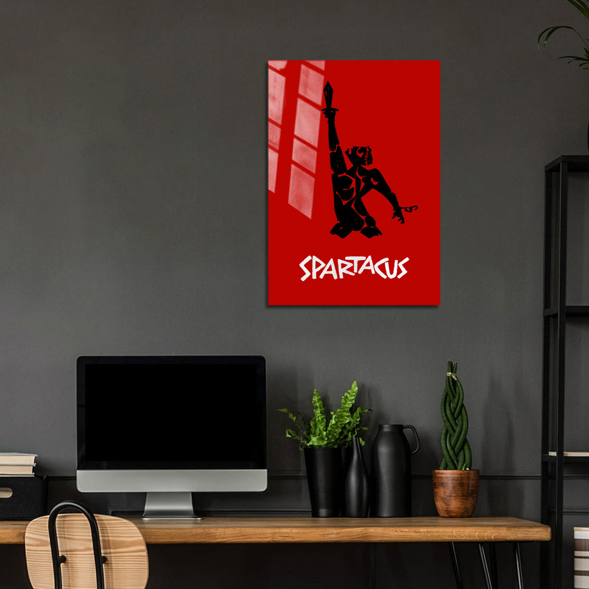 Flex Designs Metal Poster Spartacus 24 x 36" Home Goods - Movie 1960 Movie Metal Poster