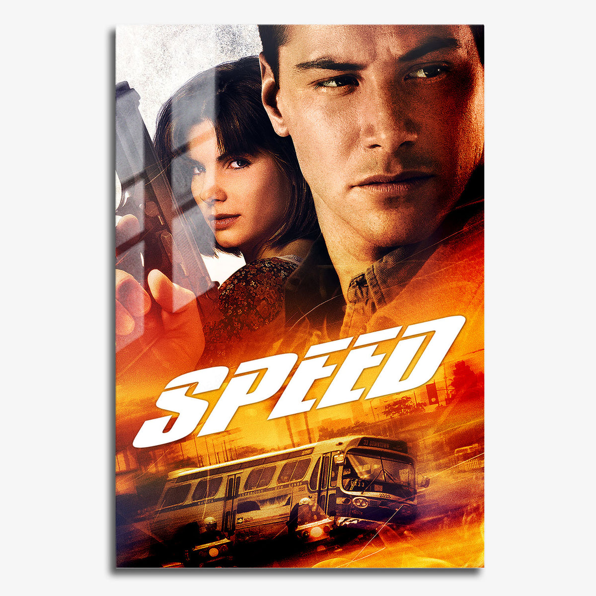 Flex Designs Metal Poster Speed 11 x 17" Home Goods - Movie 1994 Movie Metal Poster