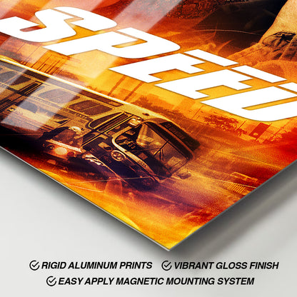 Flex Designs Metal Poster Speed 11 x 17" Home Goods - Movie 1994 Movie Metal Poster