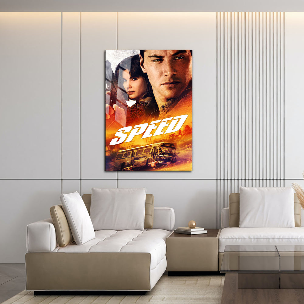Flex Designs Metal Poster Speed 16 x 24" Home Goods - Movie 1994 Movie Metal Poster