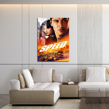 Flex Designs Metal Poster Speed 16 x 24" Home Goods - Movie 1994 Movie Metal Poster