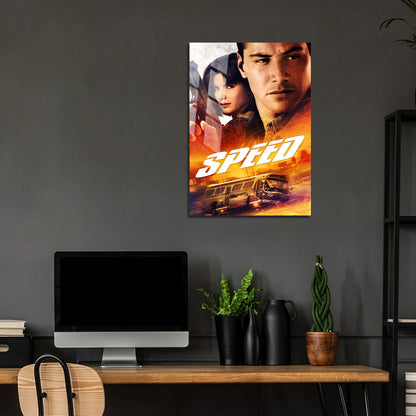 Flex Designs Metal Poster Speed 24 x 36" Home Goods - Movie 1994 Movie Metal Poster