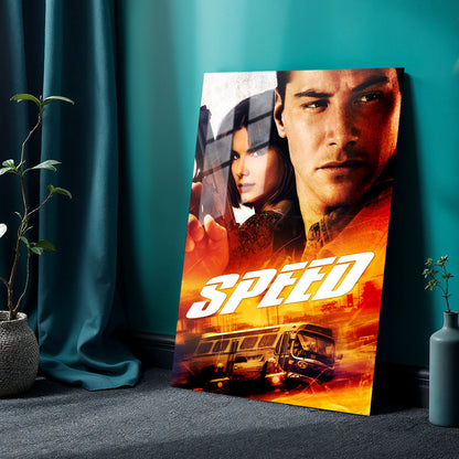 Flex Designs Metal Poster Speed 24 x 36" Home Goods - Movie 1994 Movie Metal Poster
