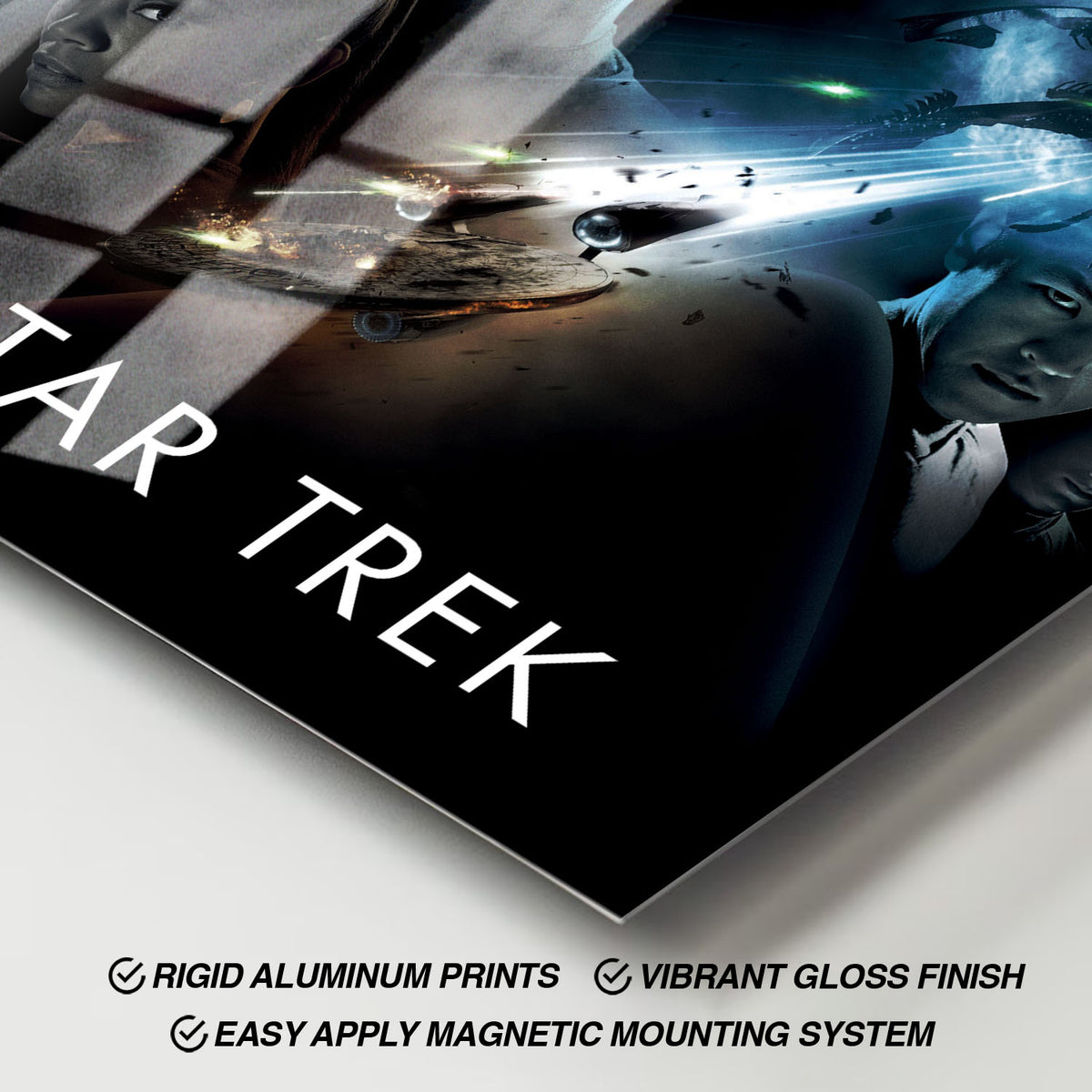 Flex Designs Metal Poster Star Trek Alternate 11 x 17" Home Goods - Movie 2009 Movie Metal Poster