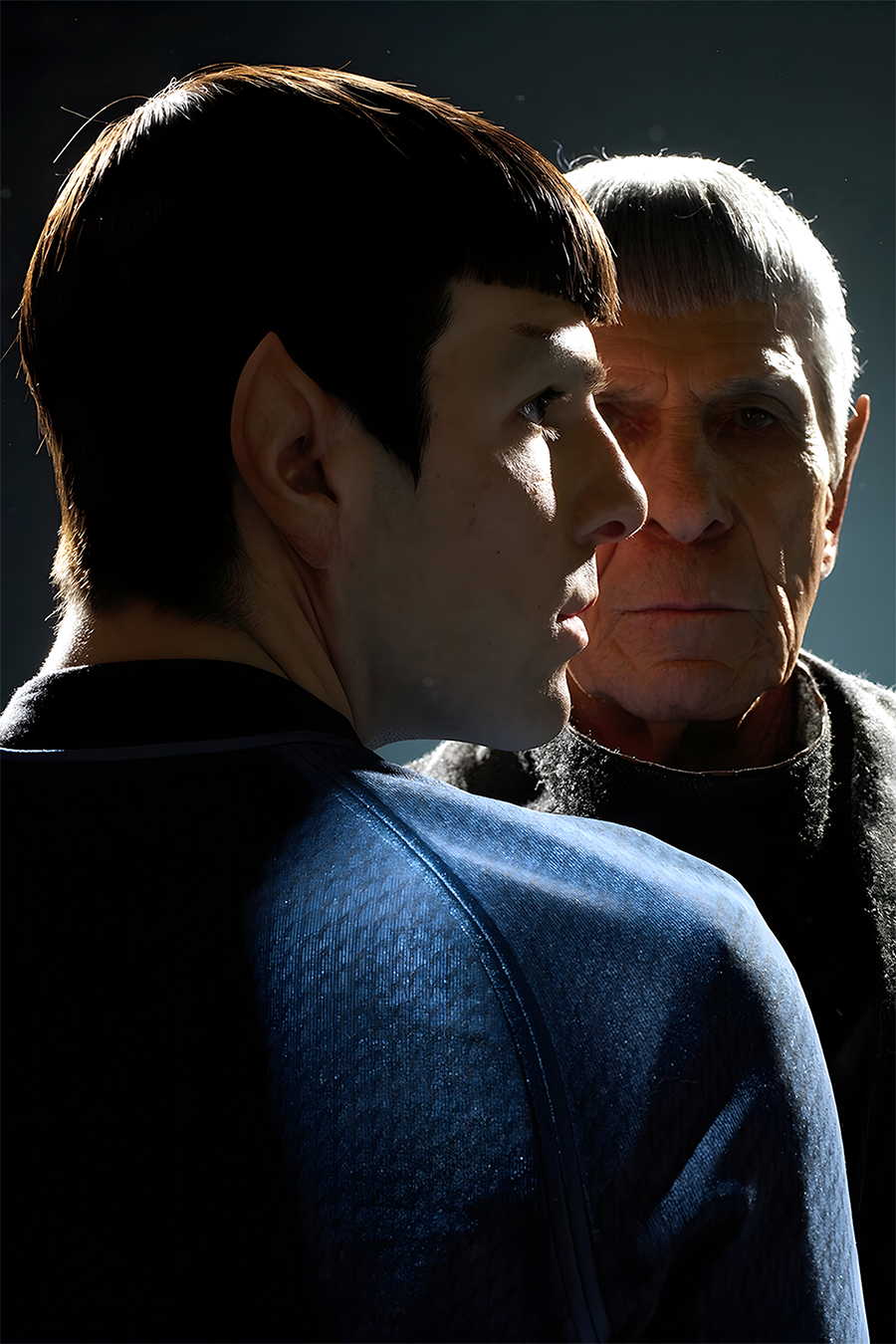 Flex Designs Metal Poster Star Trek Spock 11 x 17" Home Goods - Movie 2009 Movie Metal Poster