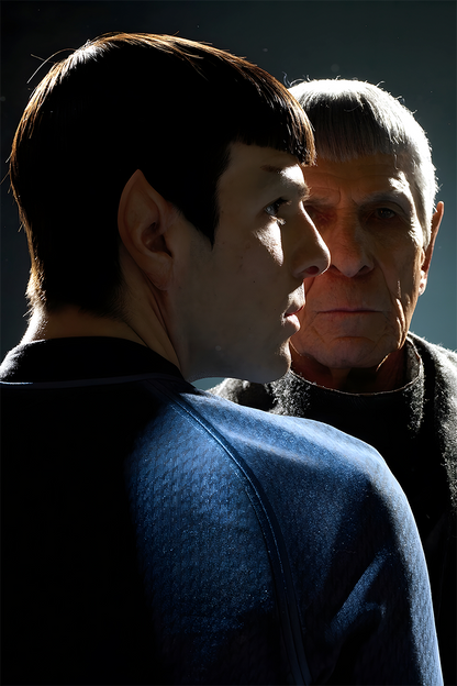 Flex Designs Metal Poster Star Trek Spock 11 x 17" Home Goods - Movie 2009 Movie Metal Poster