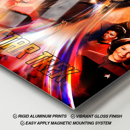 Flex Designs Metal Poster Star Trek TV Collection 11 x 17" Home Goods - TV Show 1966 TV Show Metal Poster
