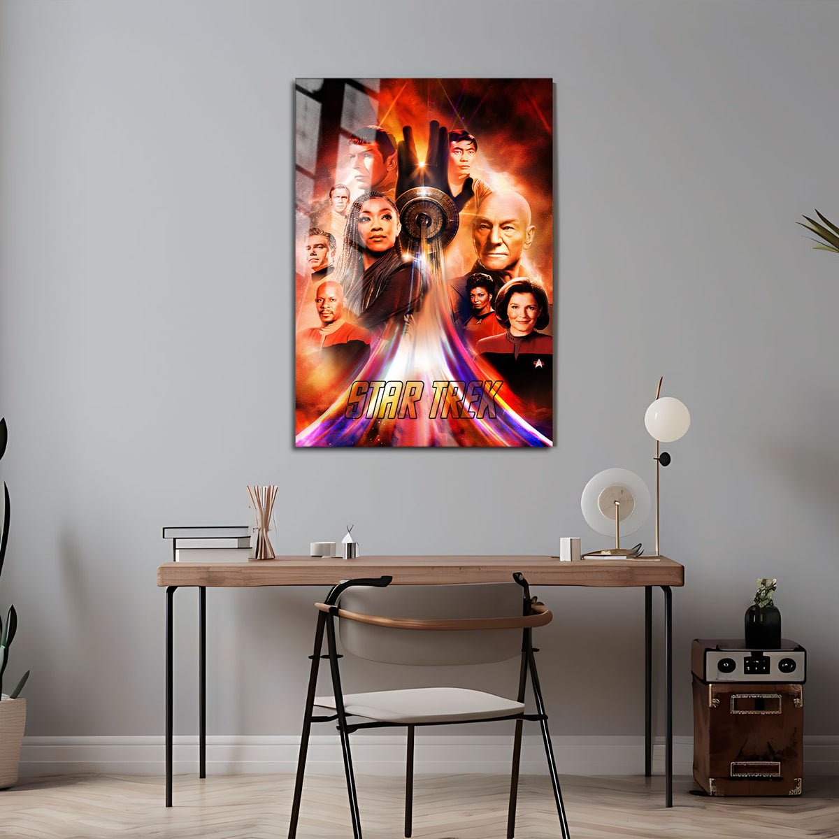 Flex Designs Metal Poster Star Trek TV Collection 5 x 7" Home Goods - TV Show 1966 TV Show Metal Poster