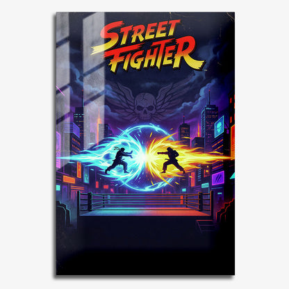 Flex Designs Metal Poster Street Fighter Sketch 11 x 17" Home Goods - Movie 2026 Movie Metal Poster