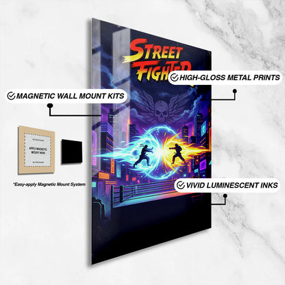 Flex Designs Metal Poster Street Fighter Sketch 16 x 24" Home Goods - Movie 2026 Movie Metal Poster