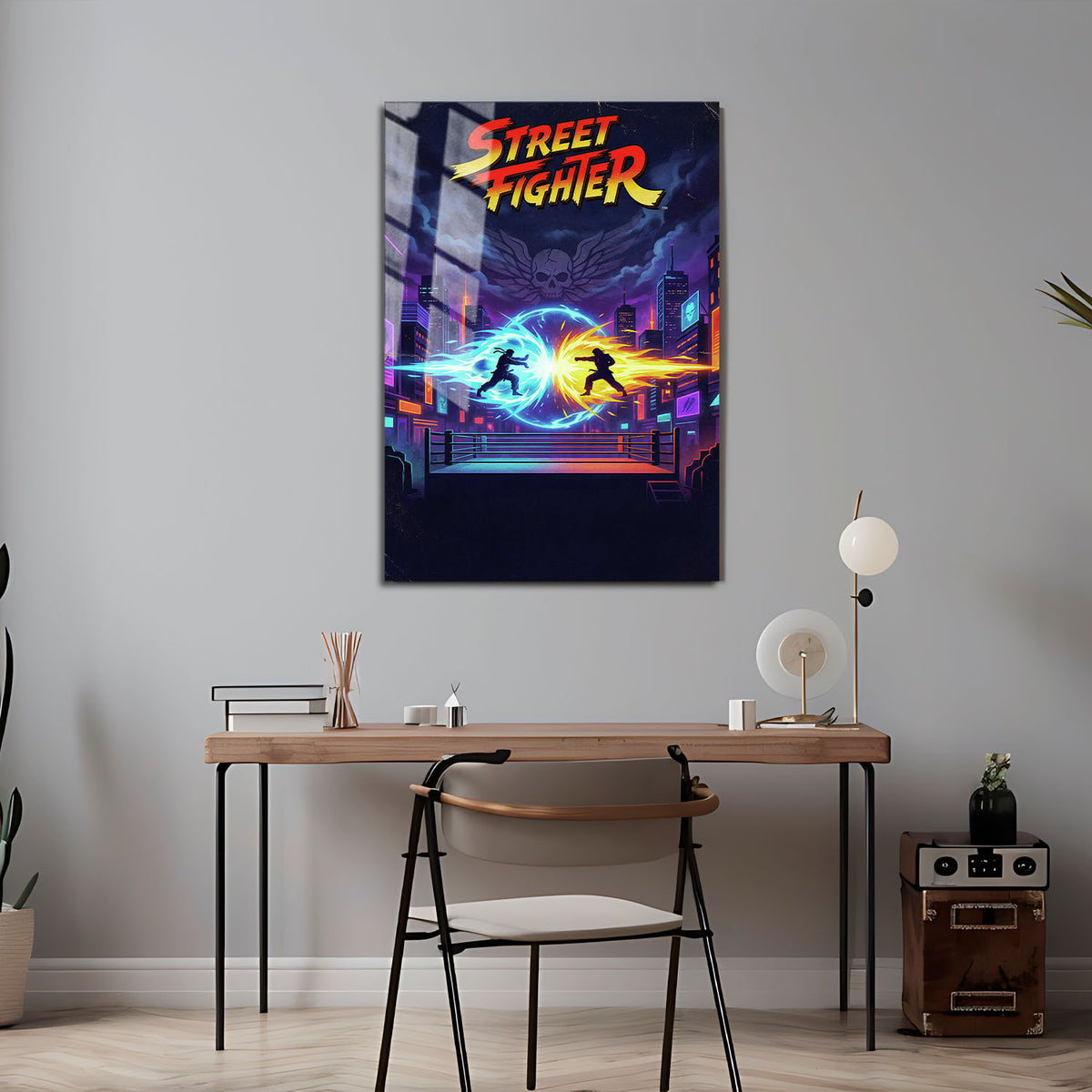 Flex Designs Metal Poster Street Fighter Sketch 5 x 7" Home Goods - Movie 2026 Movie Metal Poster