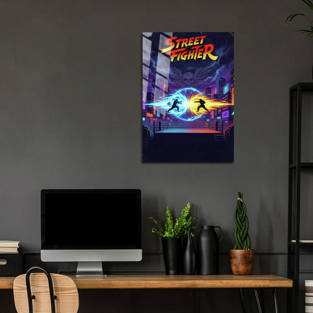 Flex Designs Metal Poster Street Fighter Sketch 24 x 36" Home Goods - Movie 2026 Movie Metal Poster