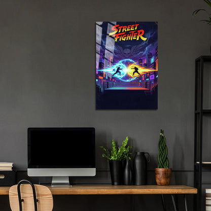 Flex Designs Metal Poster Street Fighter Sketch 24 x 36" Home Goods - Movie 2026 Movie Metal Poster