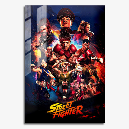 Flex Designs Metal Poster Street Fighter Theatrical 11 x 17" Home Goods - Movie 2026 Movie Metal Poster