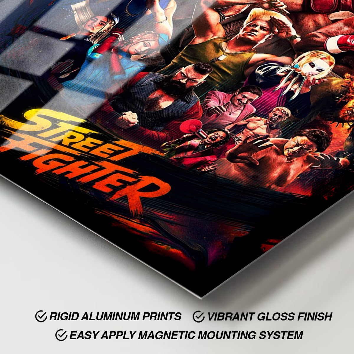 Flex Designs Metal Poster Street Fighter Theatrical 11 x 17" Home Goods - Movie 2026 Movie Metal Poster