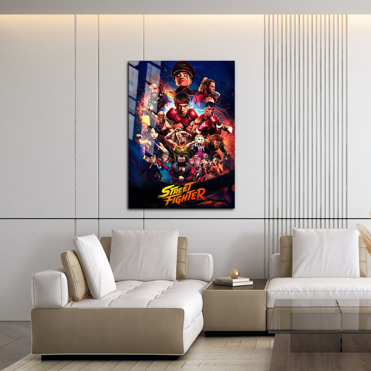 Flex Designs Metal Poster Street Fighter Theatrical 16 x 24" Home Goods - Movie 2026 Movie Metal Poster