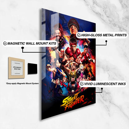 Flex Designs Metal Poster Street Fighter Theatrical 16 x 24" Home Goods - Movie 2026 Movie Metal Poster