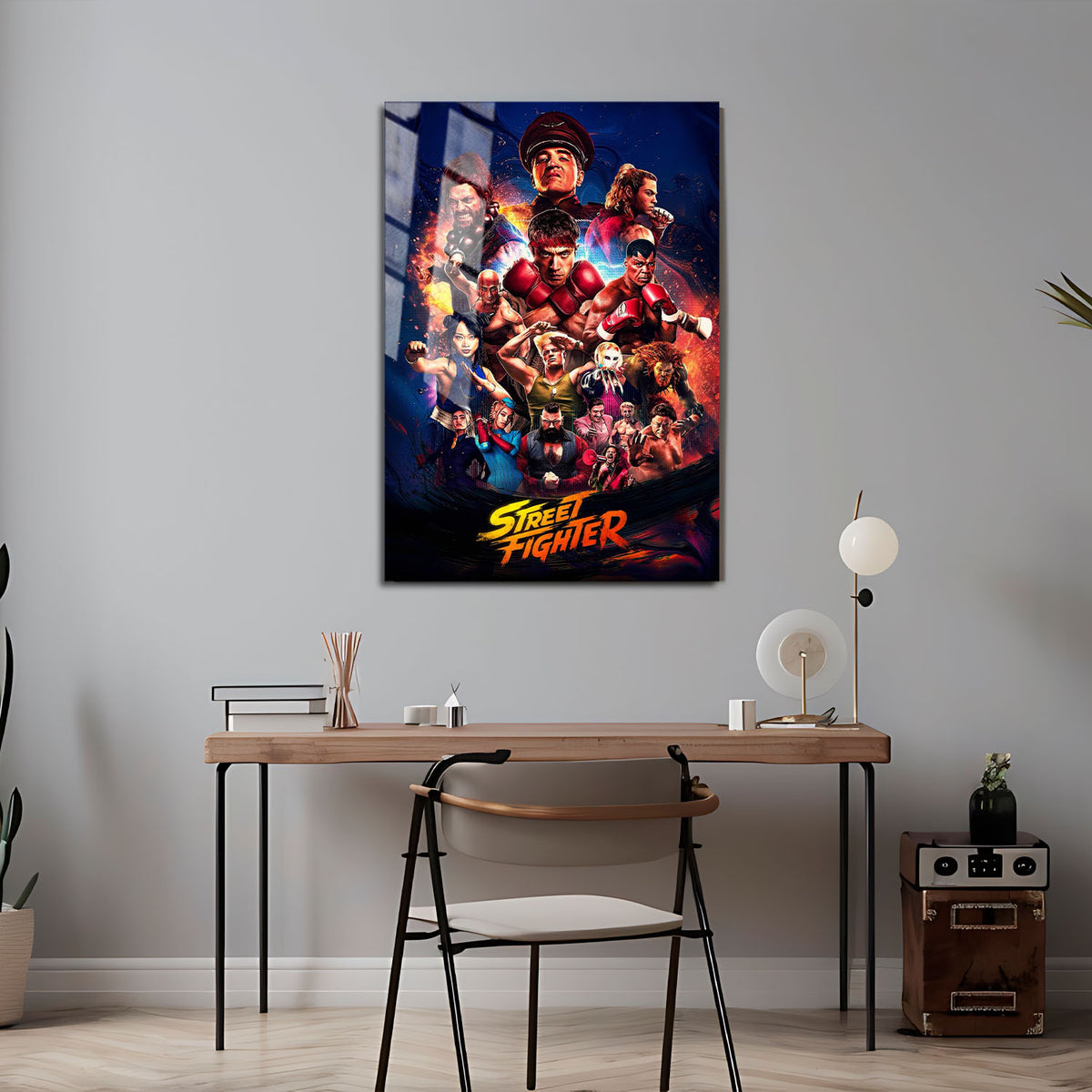Flex Designs Metal Poster Street Fighter Theatrical 5 x 7" Home Goods - Movie 2026 Movie Metal Poster