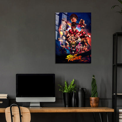 Flex Designs Metal Poster Street Fighter Theatrical 24 x 36" Home Goods - Movie 2026 Movie Metal Poster