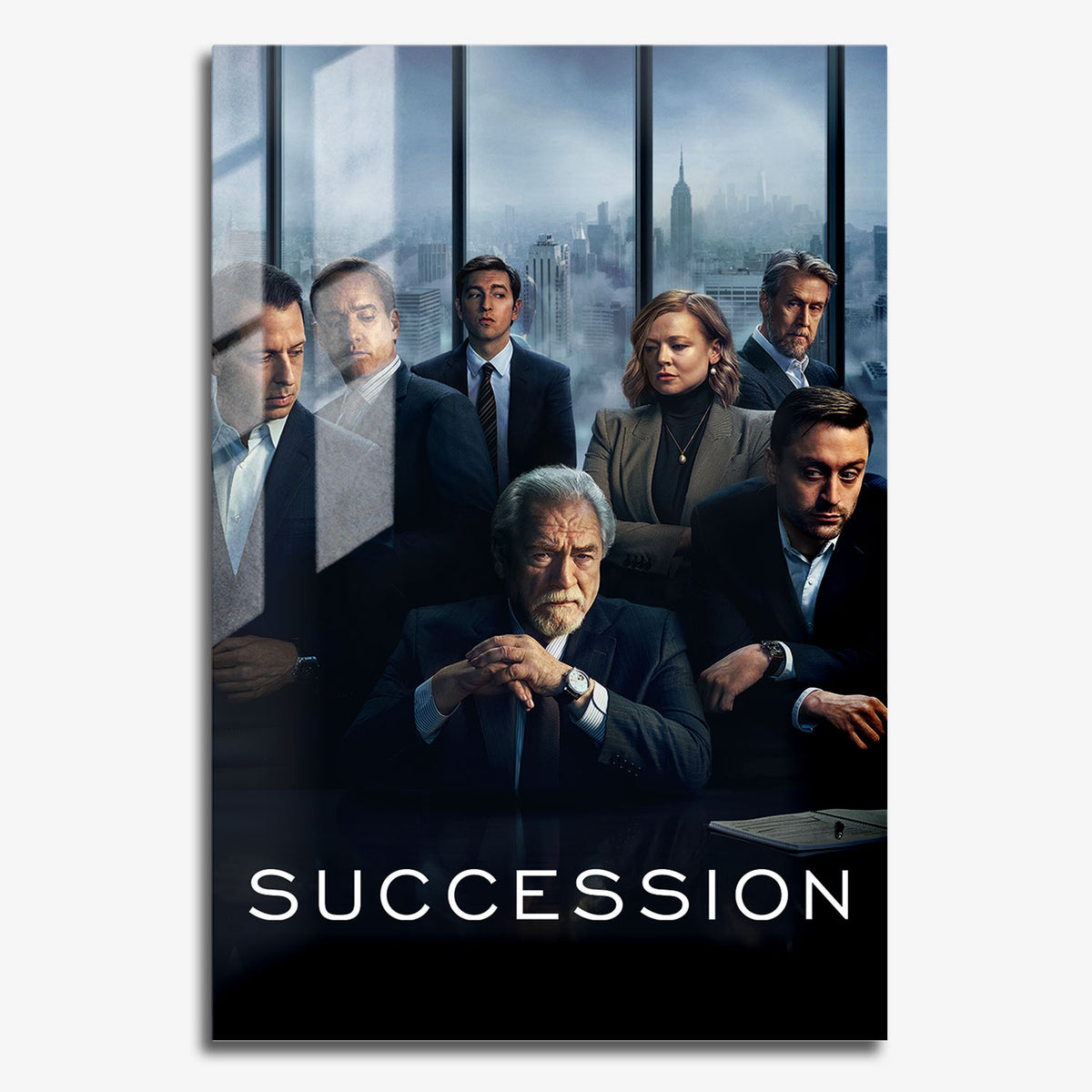 Flex Designs Metal Poster Succession Cover 11 x 17" Home Goods - TV Show 2018 TV Show Metal Poster