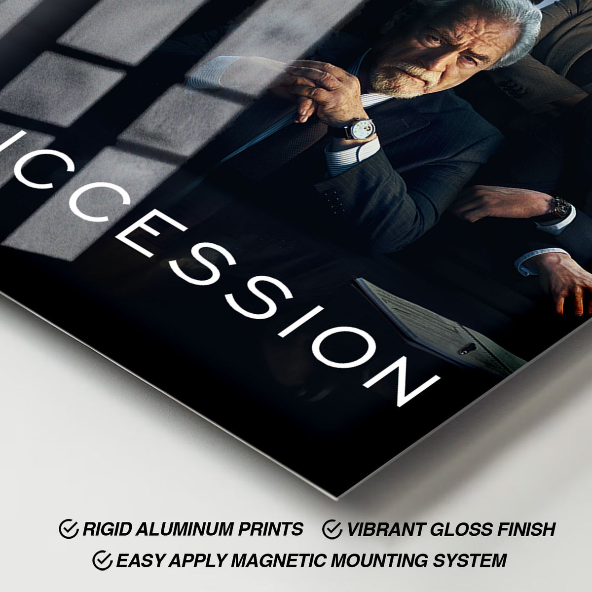 Flex Designs Metal Poster Succession Cover 11 x 17" Home Goods - TV Show 2018 TV Show Metal Poster