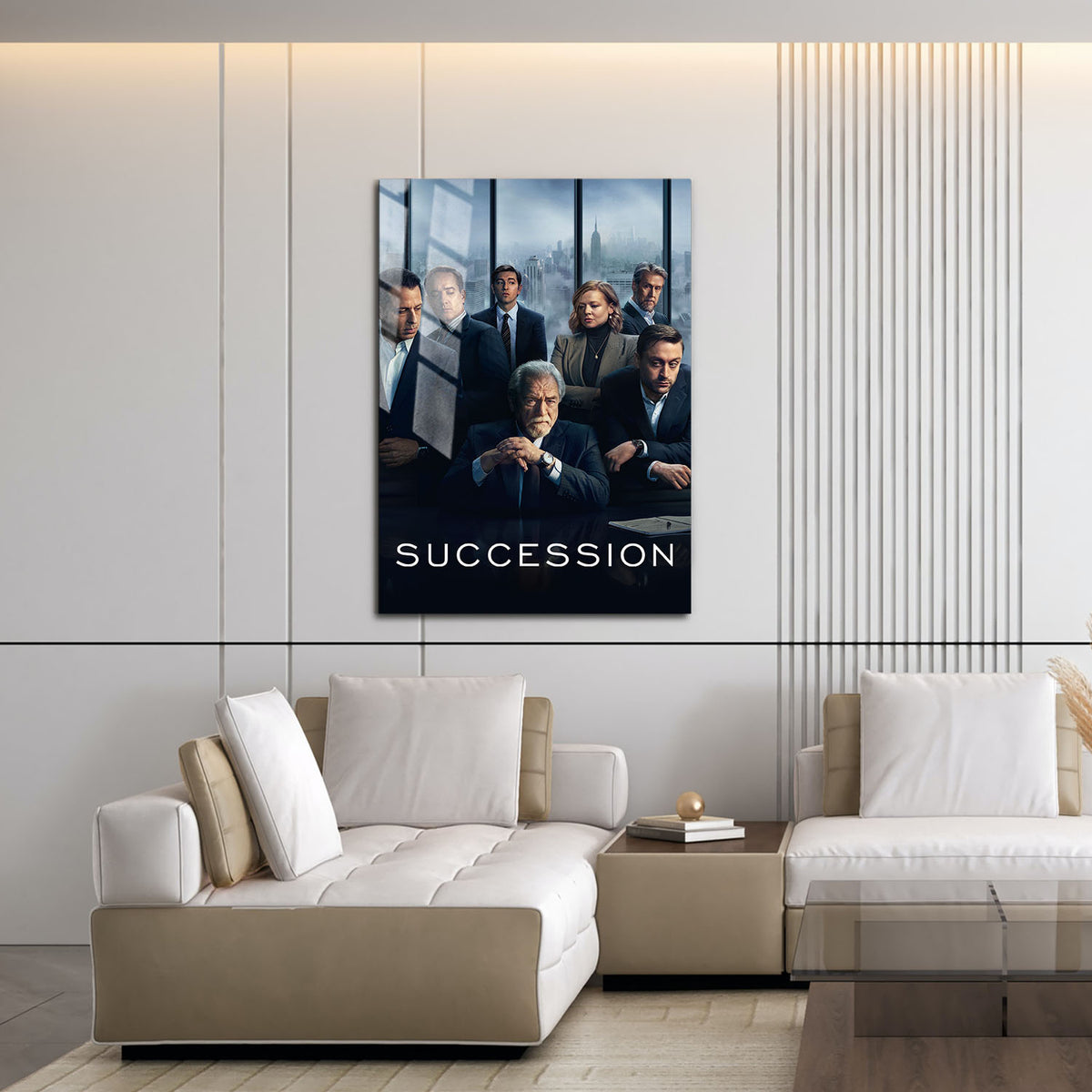 Flex Designs Metal Poster Succession Cover 16 x 24" Home Goods - TV Show 2018 TV Show Metal Poster