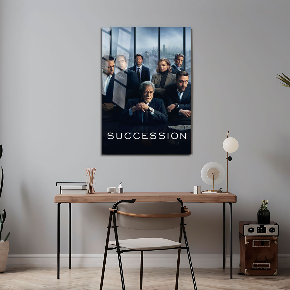 Flex Designs Metal Poster Succession Cover 5 x 7" Home Goods - TV Show 2018 TV Show Metal Poster