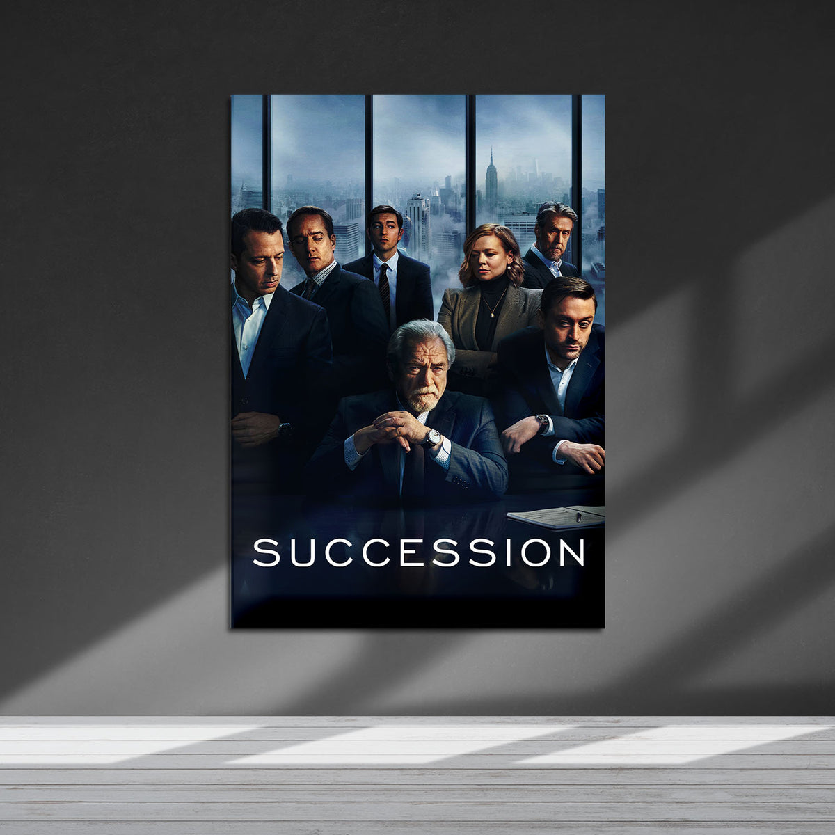 Flex Designs Metal Poster Succession Cover 5 x 7" Home Goods - TV Show 2018 TV Show Metal Poster