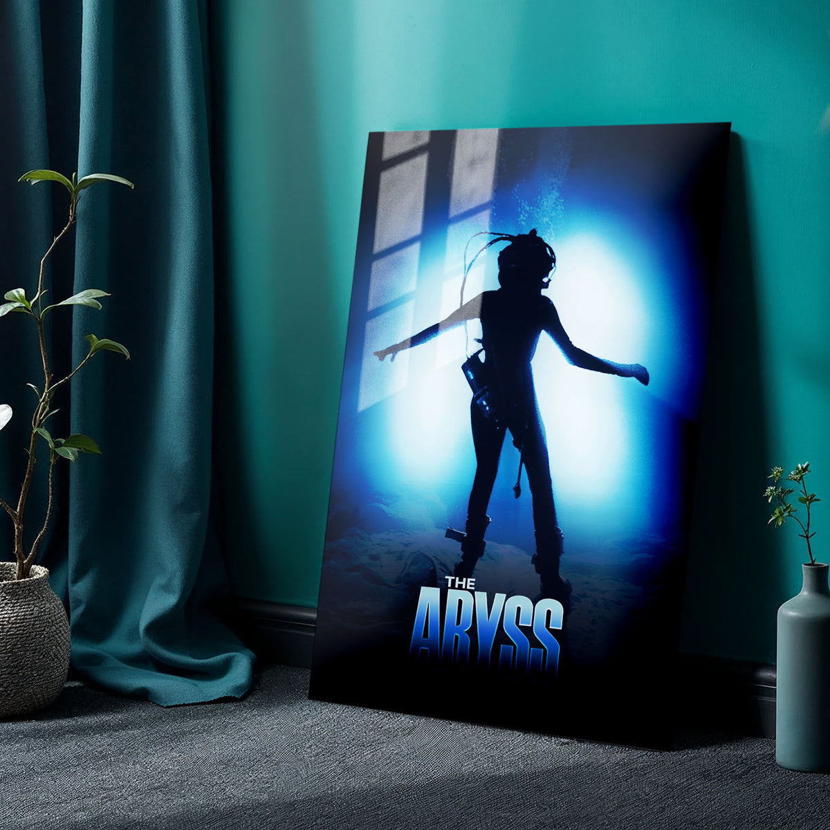 Flex Designs Metal Poster The Abyss 24 x 36" Home Goods - Movie 1989 Movie Metal Poster