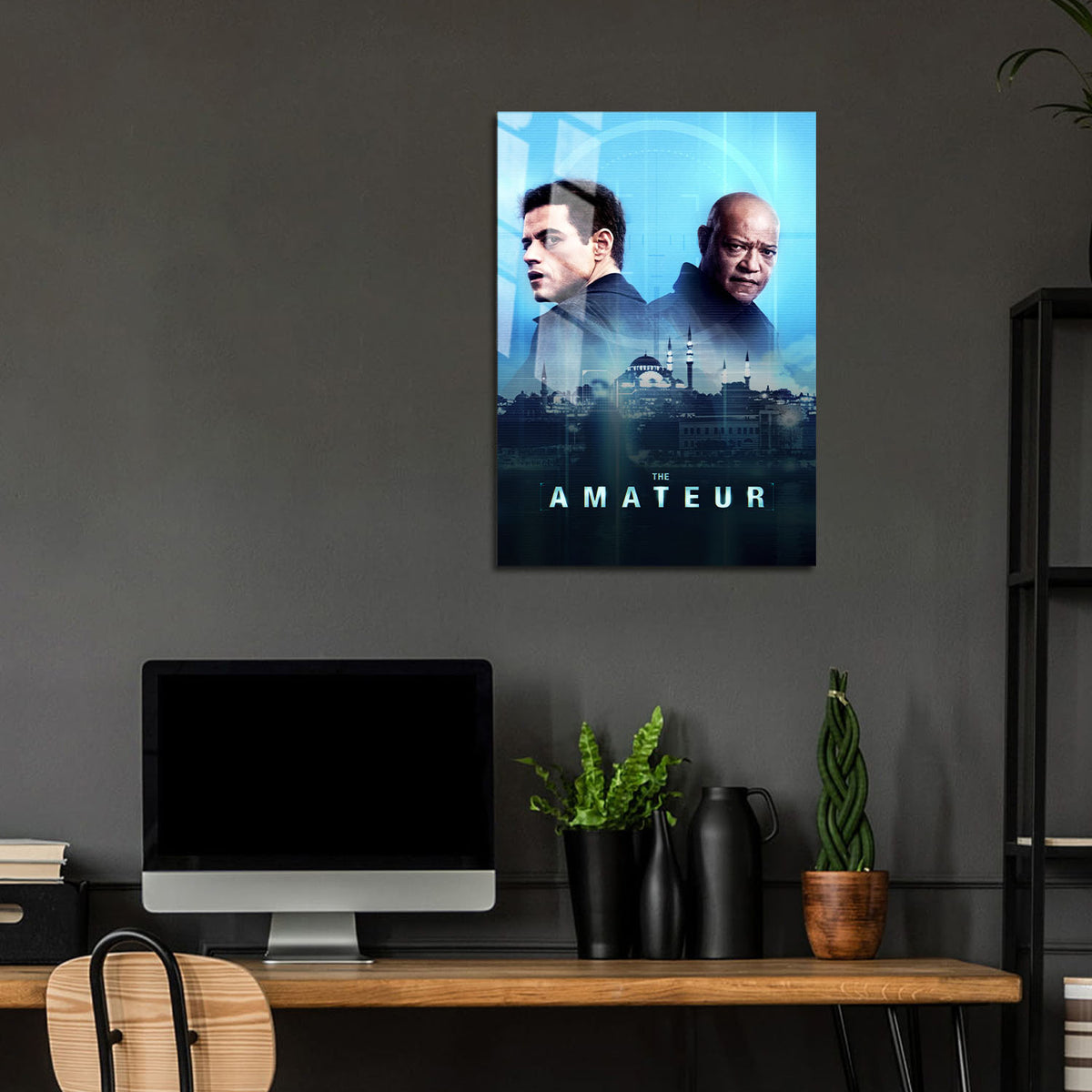 Flex Designs Metal Poster The Amateur 24 x 36" Home Goods - Movie 2025 Movie Metal Poster