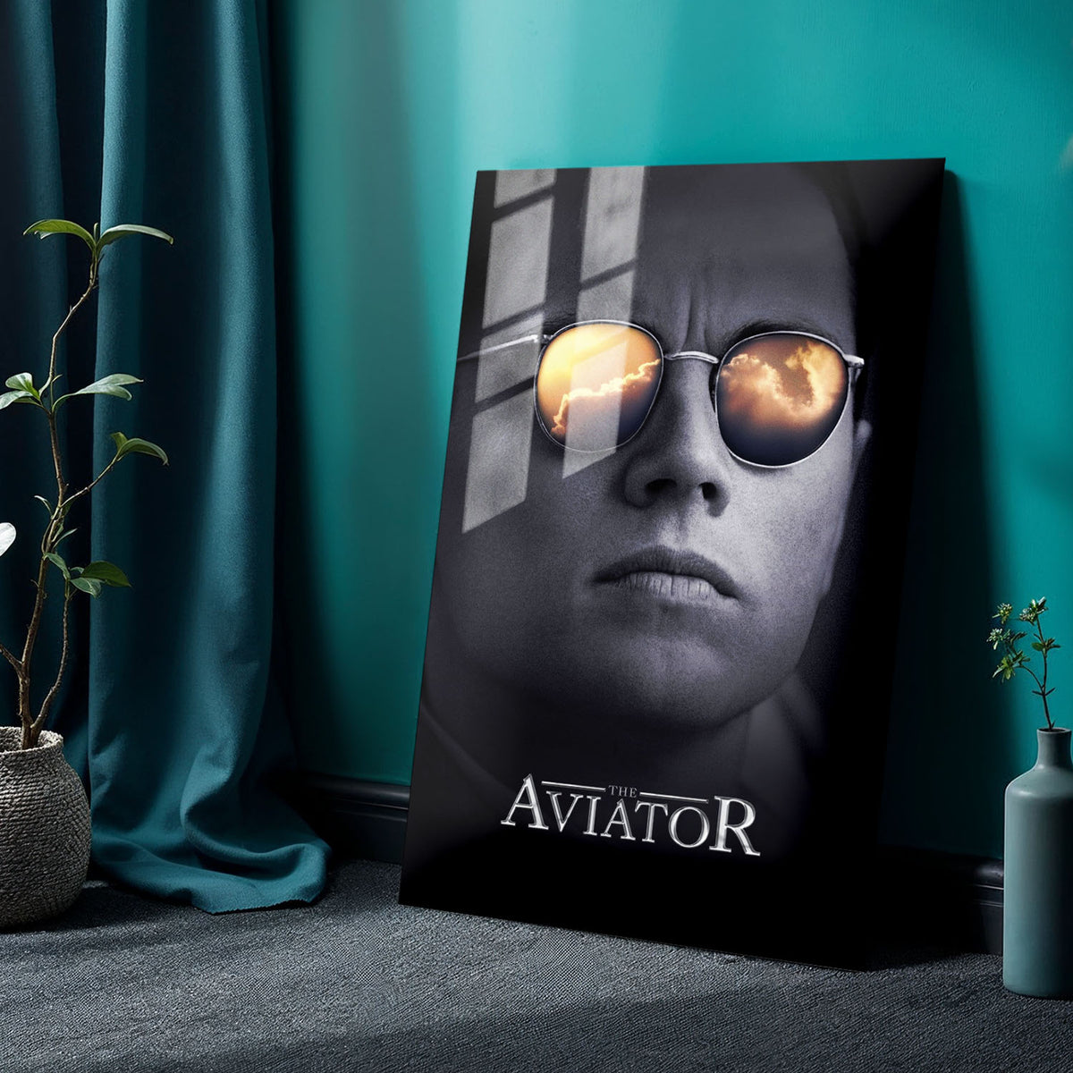 Flex Designs Metal Poster The Aviator 24 x 36" Home Goods - Movie 2004 Movie Metal Poster