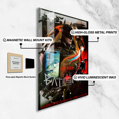 Flex Designs Metal Poster The Batman Cartoon 16 x 24" Home Goods - Movie 2022 Movie Metal Poster