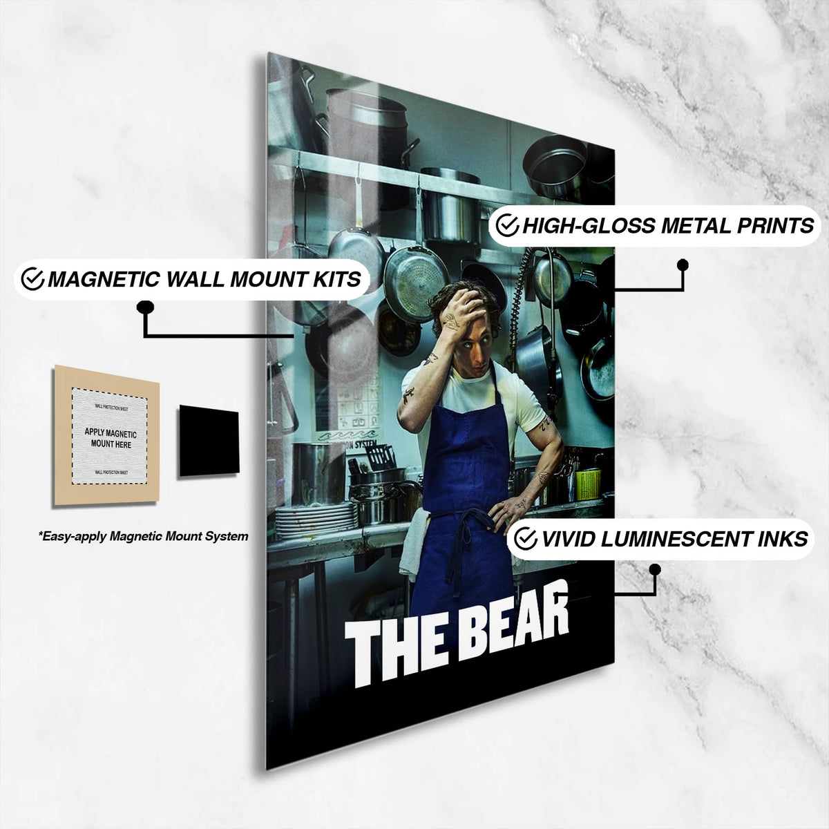 Flex Designs Metal Poster The Bear Kitchen 16 x 24" Home Goods - TV Show 2022 TV Show Metal Poster
