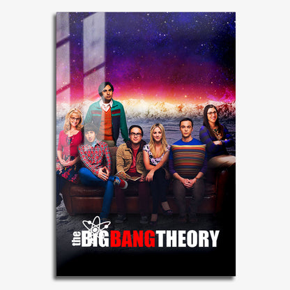 Flex Designs Metal Poster The Big Bang Theory 11 x 17" Home Goods - TV Show 2007 TV Show Metal Poster