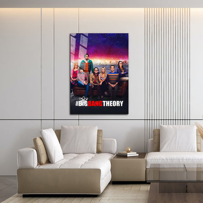 Flex Designs Metal Poster The Big Bang Theory 16 x 24" Home Goods - TV Show 2007 TV Show Metal Poster