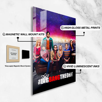 Flex Designs Metal Poster The Big Bang Theory 16 x 24" Home Goods - TV Show 2007 TV Show Metal Poster