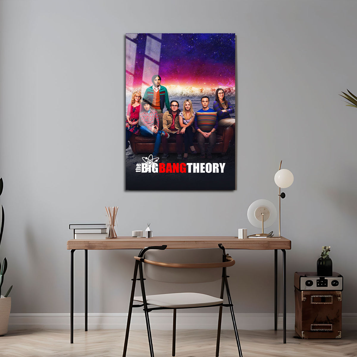 Flex Designs Metal Poster The Big Bang Theory 5 x 7" Home Goods - TV Show 2007 TV Show Metal Poster