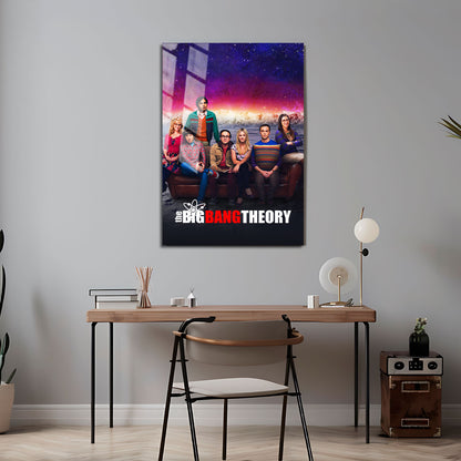 Flex Designs Metal Poster The Big Bang Theory 5 x 7" Home Goods - TV Show 2007 TV Show Metal Poster