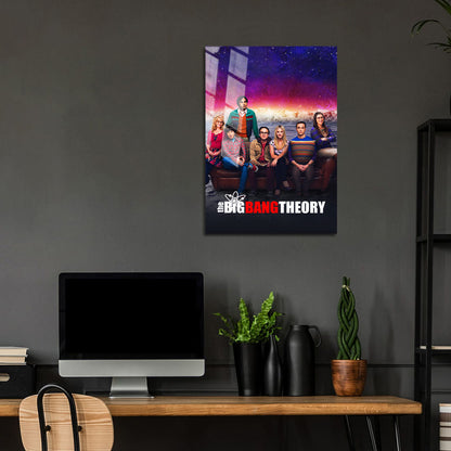 Flex Designs Metal Poster The Big Bang Theory 24 x 36" Home Goods - TV Show 2007 TV Show Metal Poster