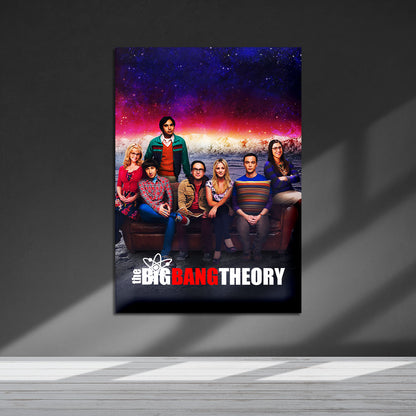 Flex Designs Metal Poster The Big Bang Theory 5 x 7" Home Goods - TV Show 2007 TV Show Metal Poster