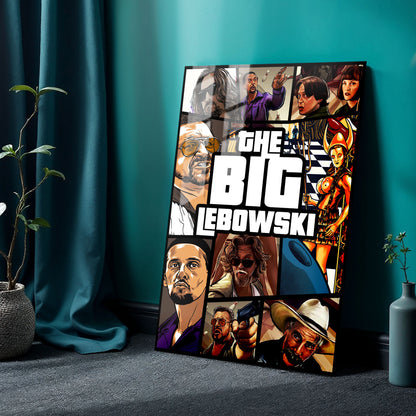 Flex Designs Metal Poster The Big Lebowski Cover 24 x 36" Home Goods - Movie 1998 Movie Metal Poster