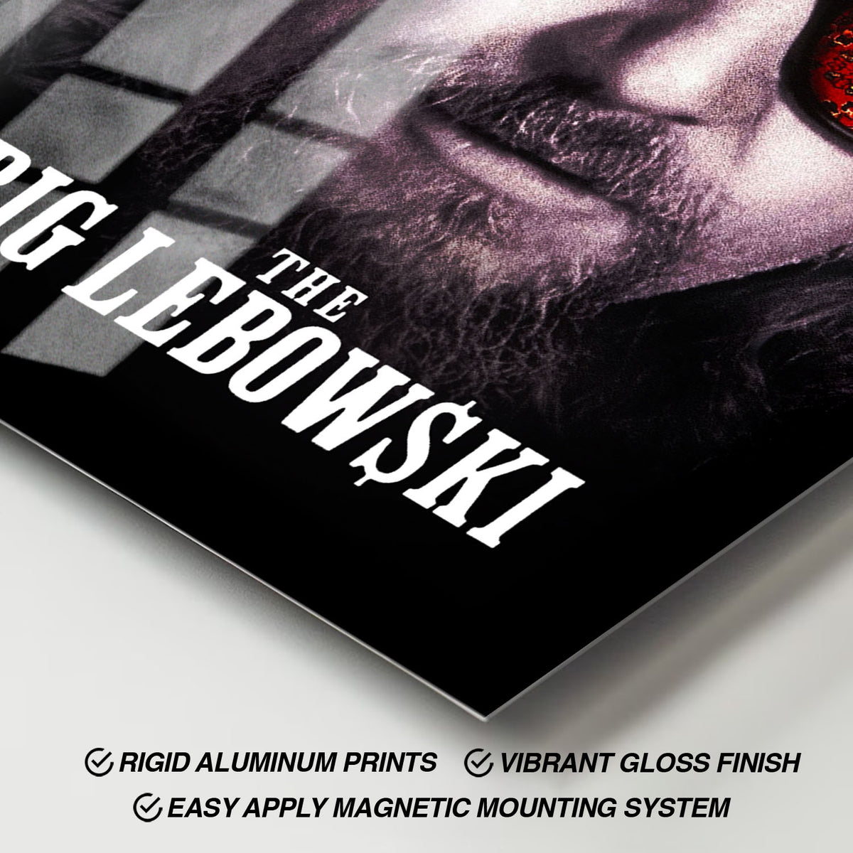 Flex Designs Metal Poster The Big Lebowski 11 x 17" Home Goods - Movie 1998 Movie Metal Poster