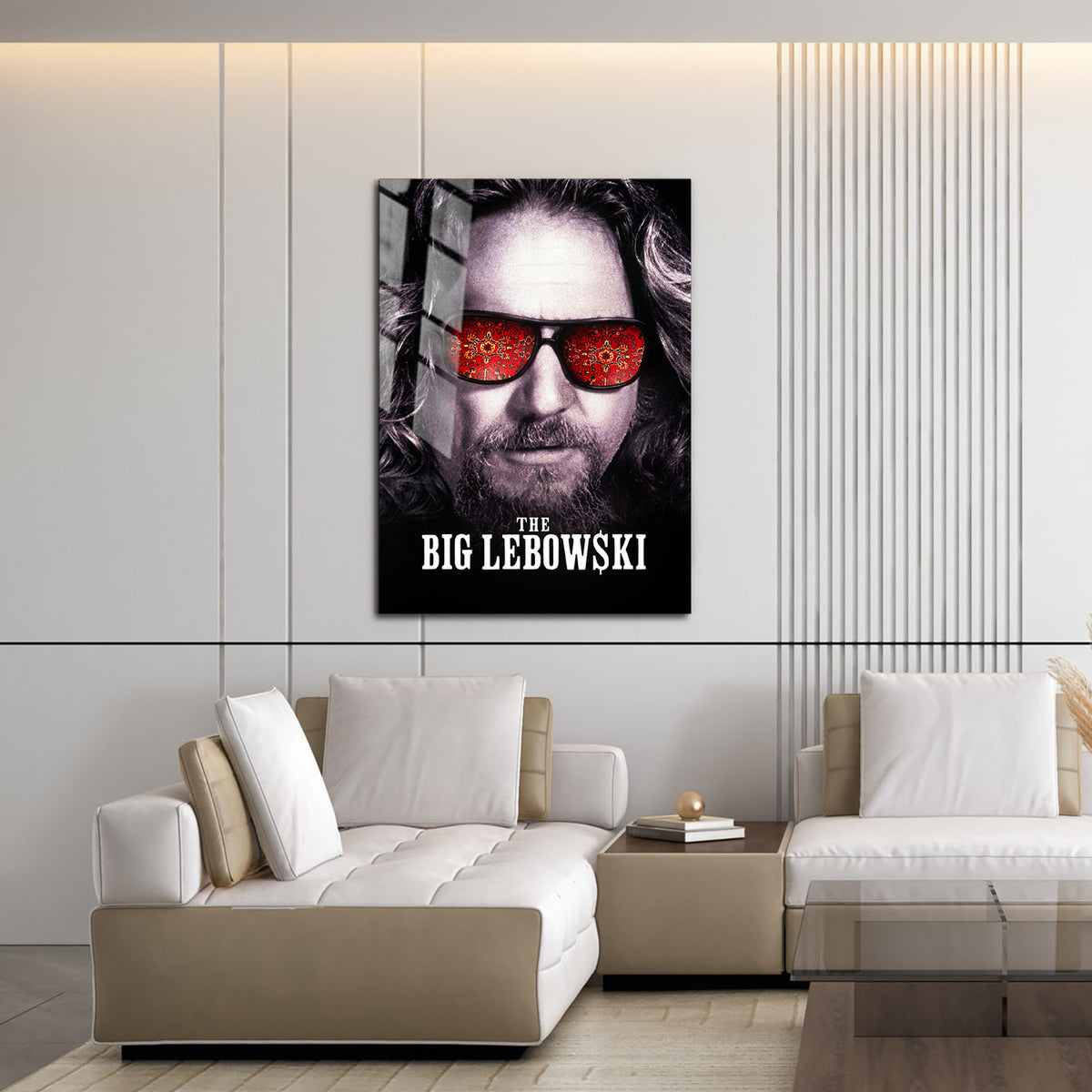 Flex Designs Metal Poster The Big Lebowski 16 x 24" Home Goods - Movie 1998 Movie Metal Poster
